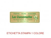 Etichette adesive per fioristi, fiorai e vivaisti (mm 40X15)  (cod.92G)